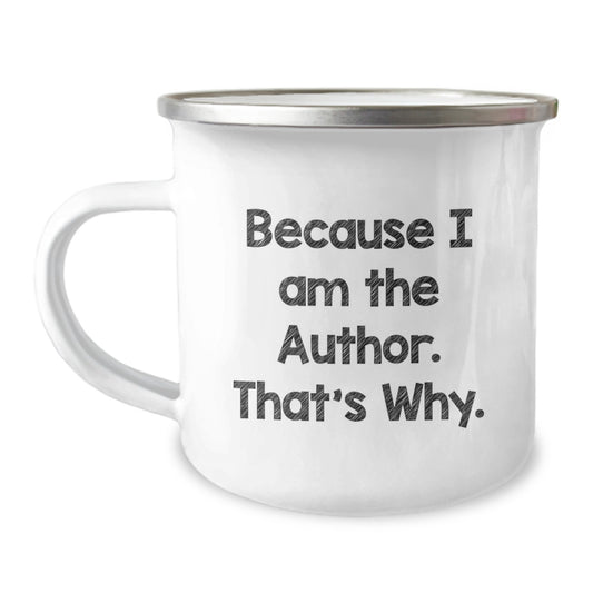 Author Keepsake Camping Mug for Him Birthday Gift - Image 1