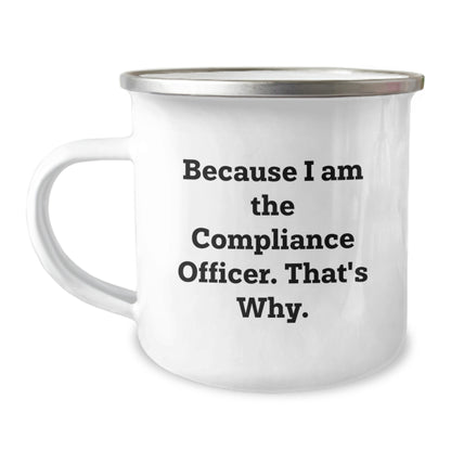 Compliance Officer Premium Keepsake Camping Mug for Him Birthday Gift - Image 1