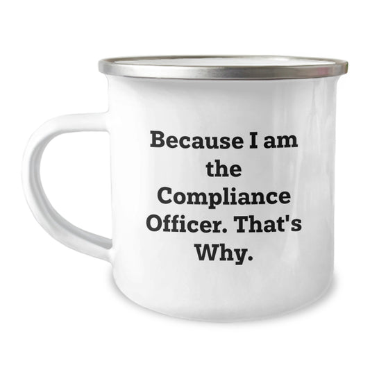 Compliance Officer Premium Keepsake Camping Mug for Him Birthday Gift - Image 1