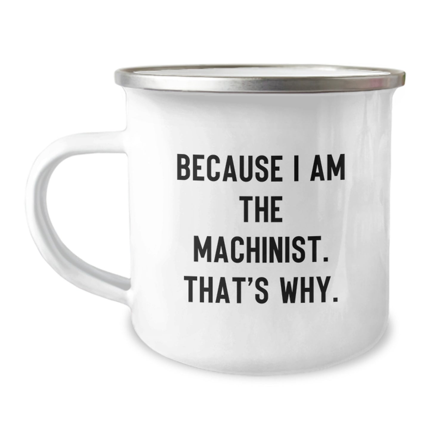 Birthday Gift Machinist Camping Mug Stainless Bold Present for Her - Image 1