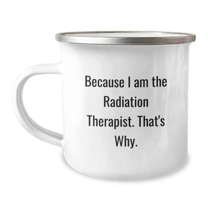 Radiation Therapist Camping Mug Keepsake for Him Christmas Gift - Image 1