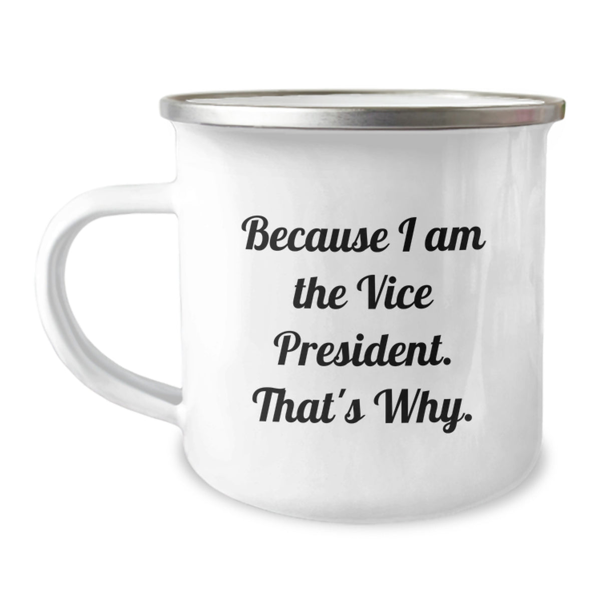 Vice President Gift for Him - A Bold Keepsake Camping Mug - Image 1
