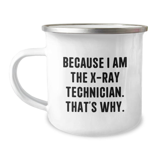 X-Ray Technician Keepsake Stainless Camping Mug for Him Christmas Gift - Image 1