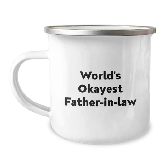 Father-in-Law Christmas Gift World's Okayest Father-in-Law Keepsake - Image 1