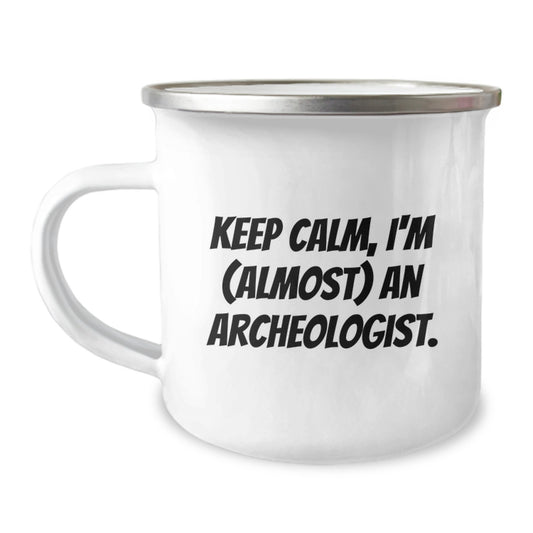 Archeologist Camping Mug Keepsake Birthday Gift for Him - Image 1
