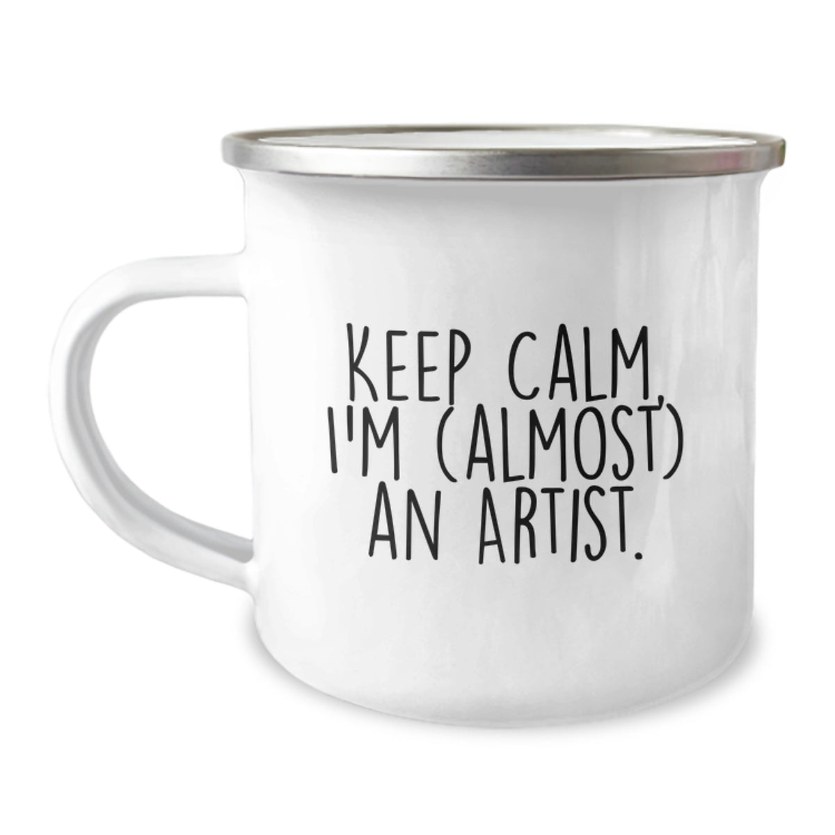 Christmas Gift for Her Keep Calm, I'm (Almost) An Artist Present Camping - Image 1