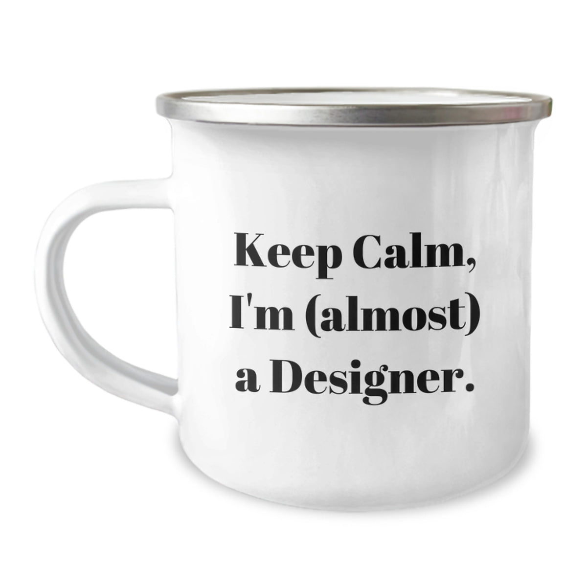 Designer Gift for Him Keep Calm, I'm (Almost) A Designer Keepsake - Image 1