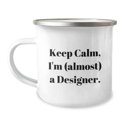 Designer Gift for Him Keep Calm, I'm (Almost) A Designer Keepsake - Image 1