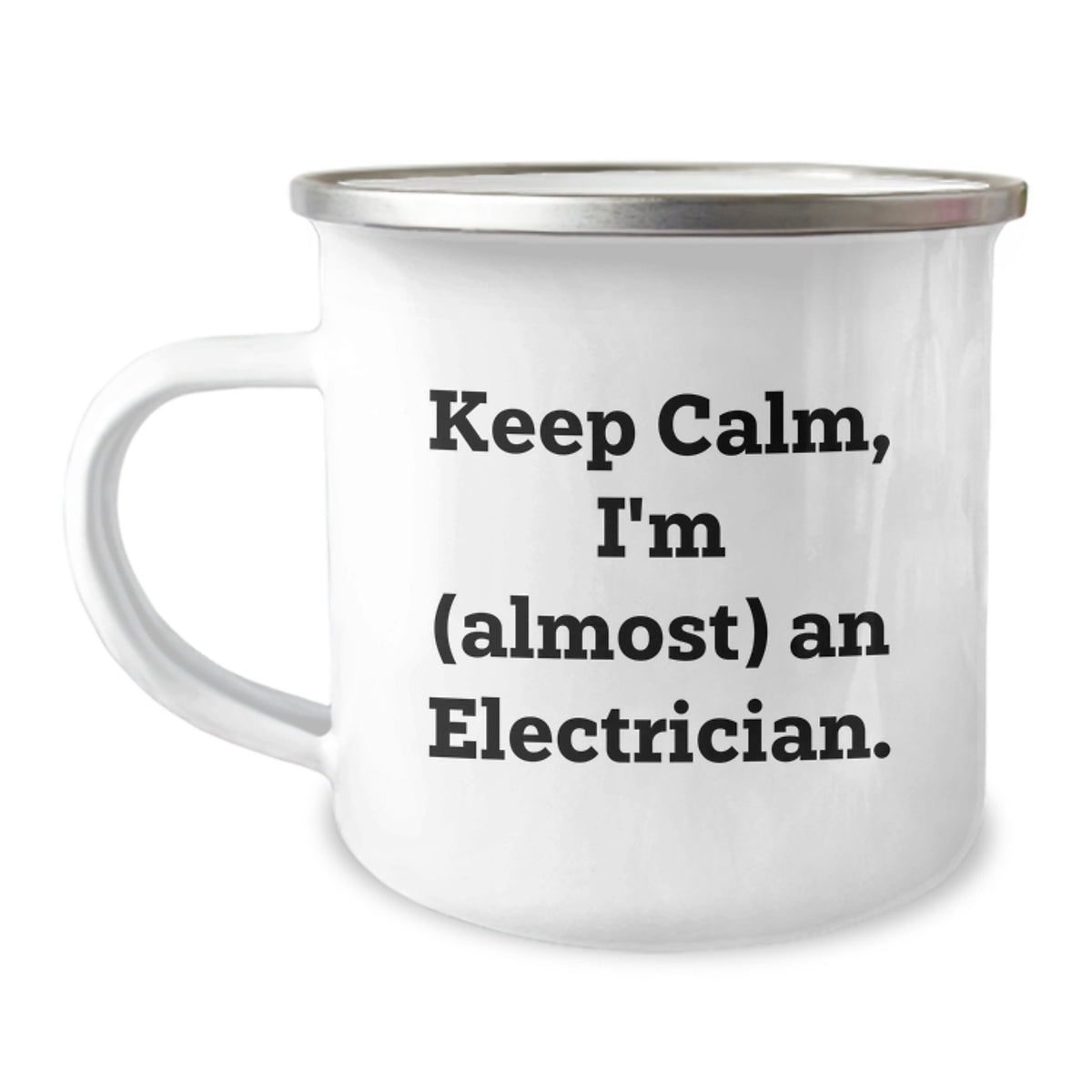 Christmas Gift for Her - Keep Calm, I'm (Almost) An Electrician Camping - Image 1