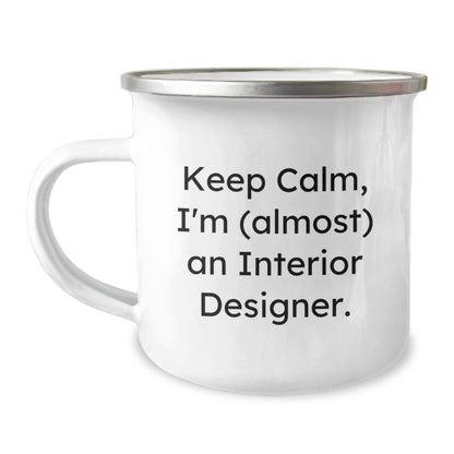 Interior Designer Keepsake Gift for Him - Keep Calm, I'm (Almost) An - Image 1