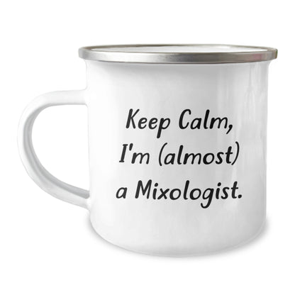 Christmas Gift for Her - Keep Calm, I'm (Almost) A Mixologist Present - Image 1