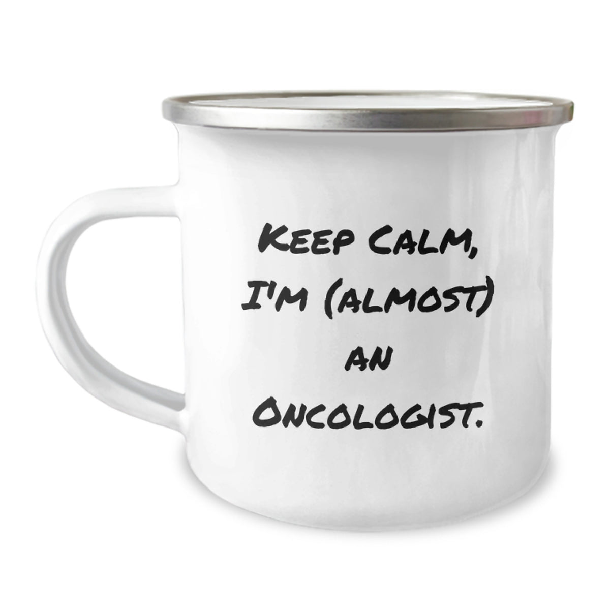 Oncologist Gift for Him Keep Calm, I'm (Almost) An Oncologist Keepsake - Image 1