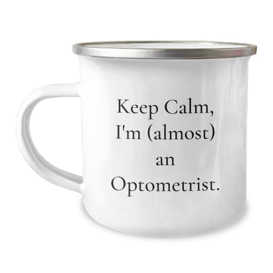 Christmas Gift for Her Keep Calm, I'm (Almost) An Optometrist Present - Image 1