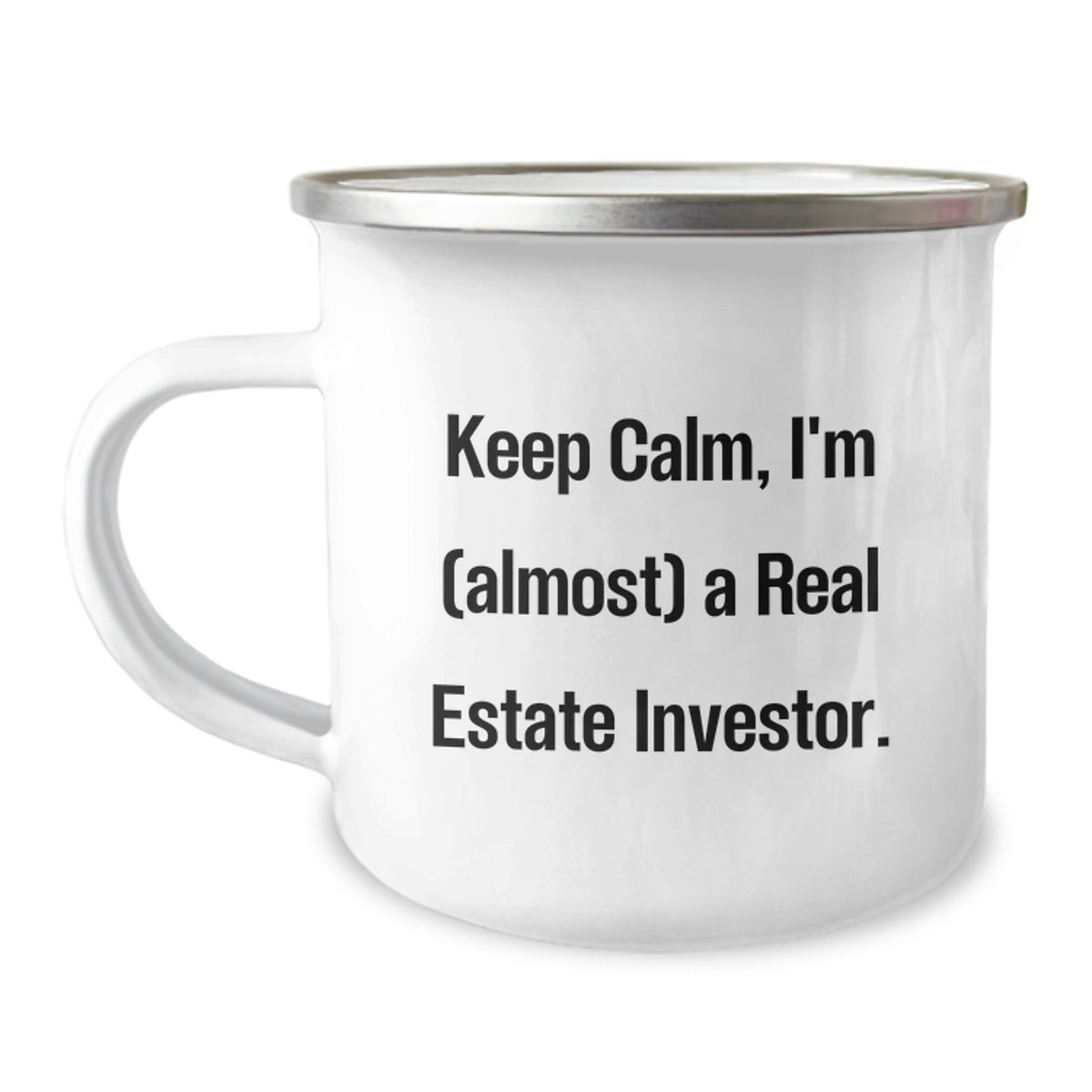 Christmas Gift for Her Keep Calm, I'm (Almost) A Real Estate Investor - Image 1