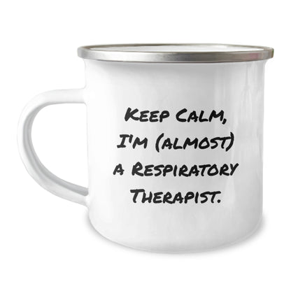 Christmas Gift for Her - Keep Calm Respiratory Therapist Present Camping - Image 1