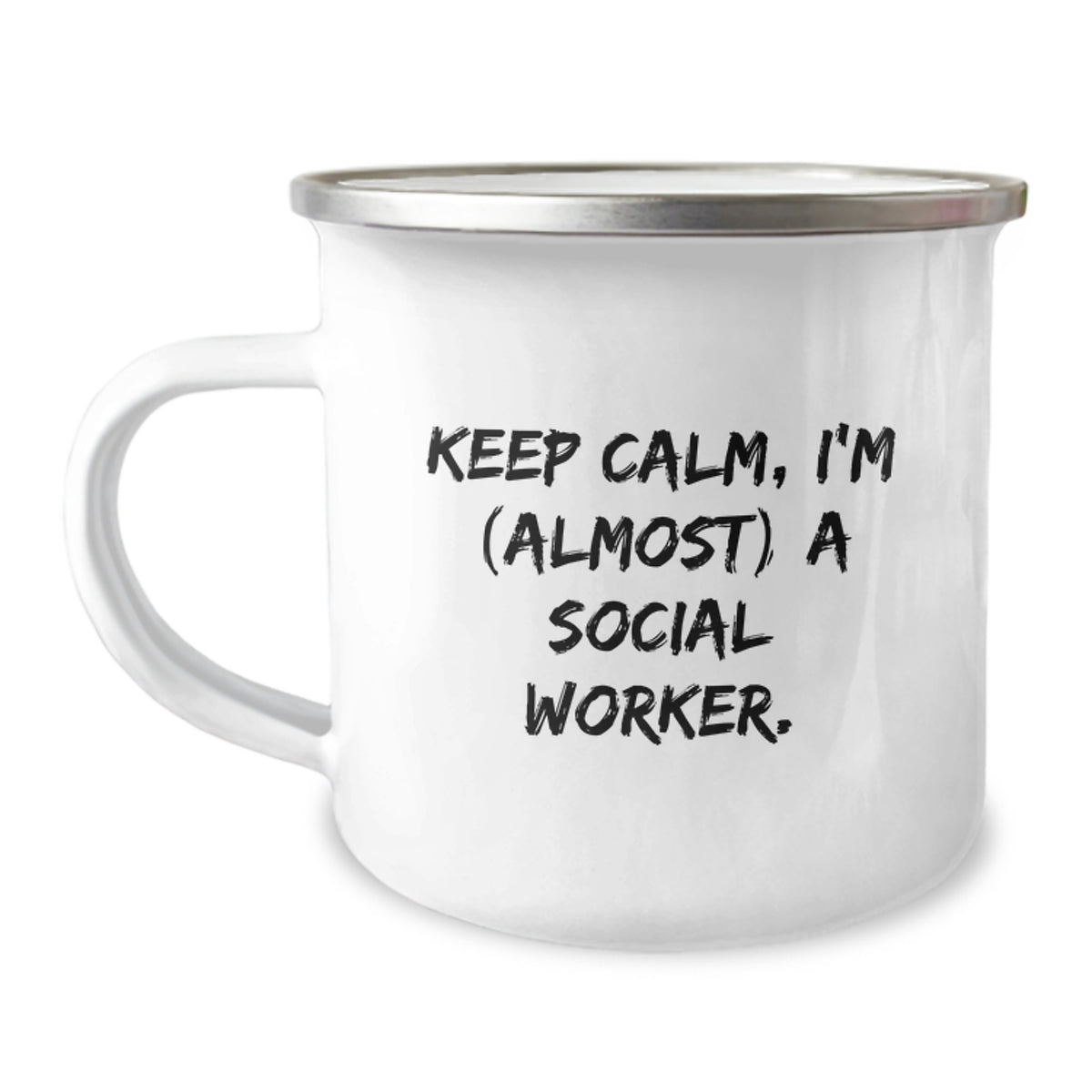 Social Worker Gift for Him - Keep Calm, Im (Almost) A Social Worker - Image 1