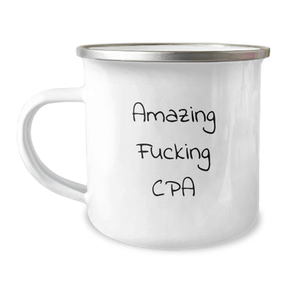 Gifts from CPA Enthusiasts, Funny Camping Mug for CPAs, Valentine's Unique Gifts - Image 1