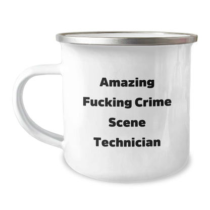 Crime Scene Technician Gift for Him - Amazing Fucking Technician - Image 1