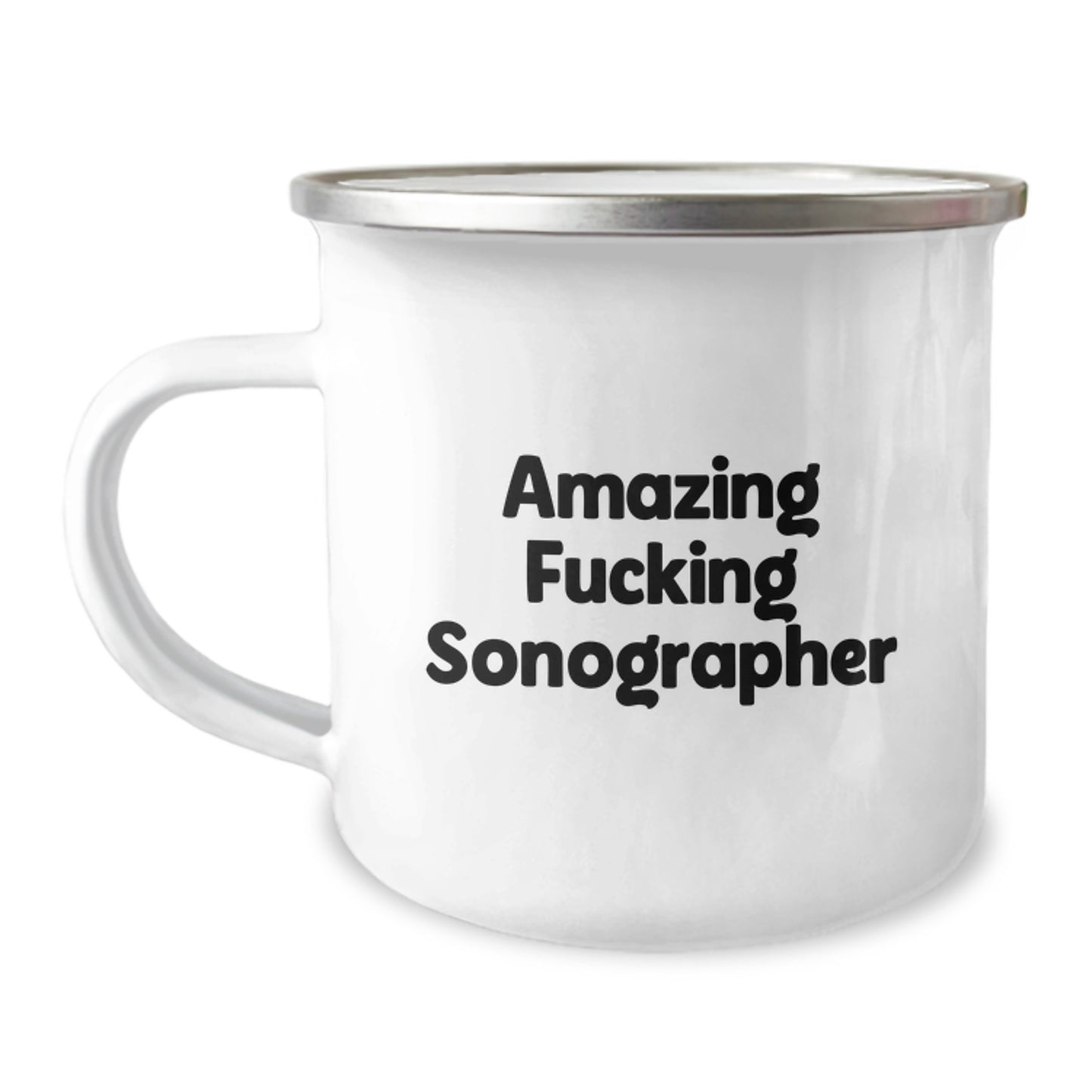 Funny Sonographer Gifts from Men - Amazing F--king Sonographer Valentine's Unique Gifts for Sonographer, Camping Mug for Women, Friends, Coworkers, and Family - Image 1