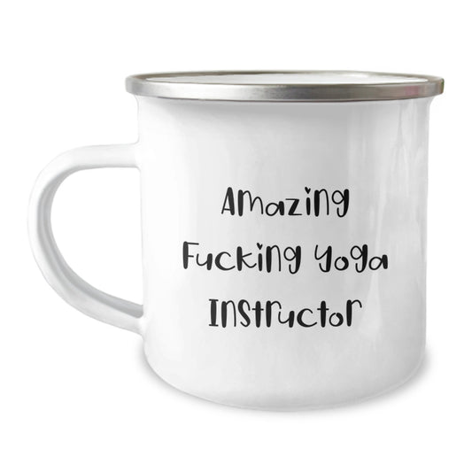 Yoga Instructor Gift for Him - Amazing Fucking Yoga Instructor Keepsake - Image 1