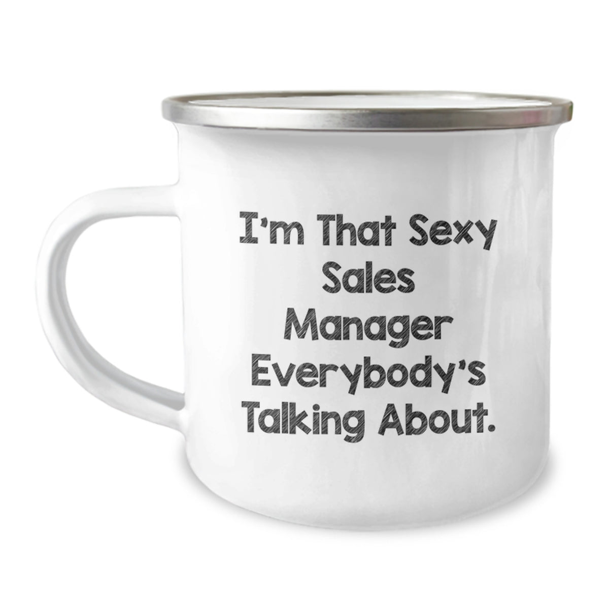 Christmas Gift for Her Sexy Sales Manager Present - Camping Mug - Image 1