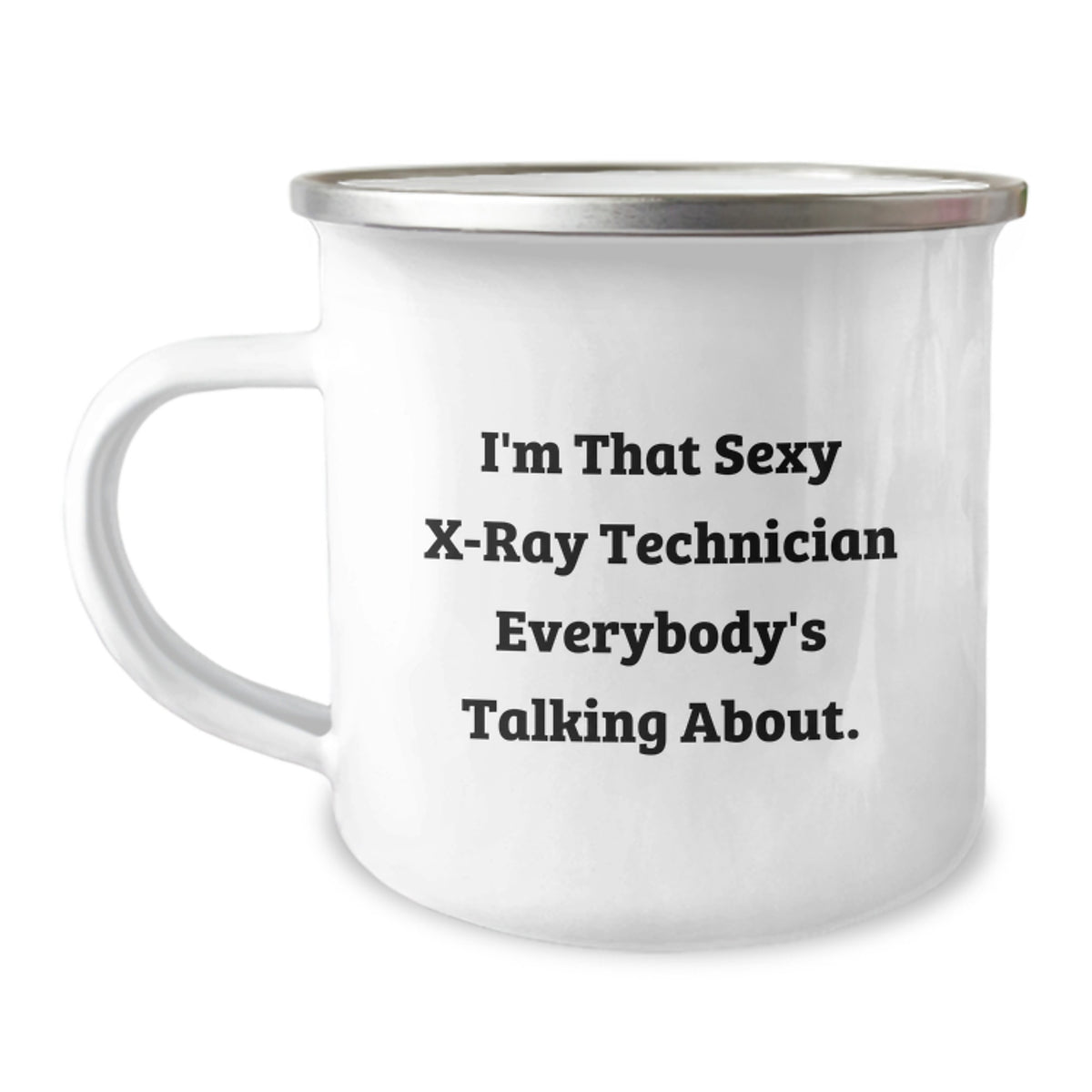 X-Ray Technician Gift for Him - A Playful Keepsake Camping Mug - Image 1