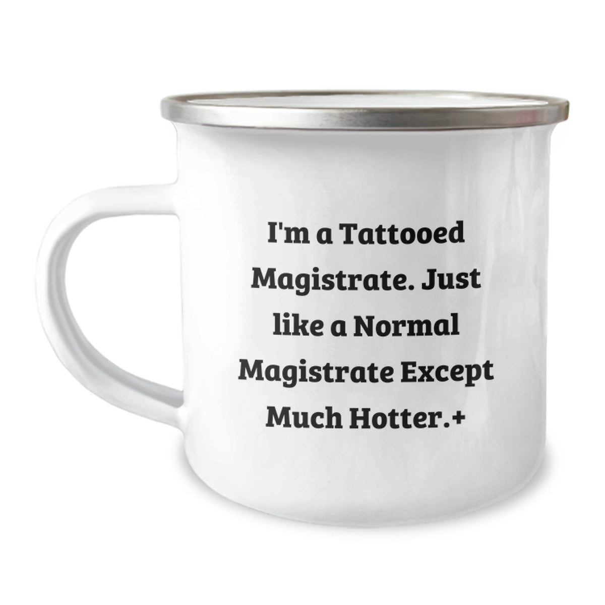 Christmas Gift for Her A Playful Camping Mug for A Tattooed Magistrate - Image 1