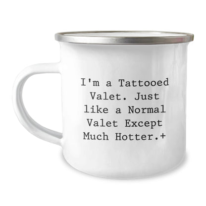 Valet Gift for Him A Playful Keepsake Mug for a Tattooed Valet - Image 1
