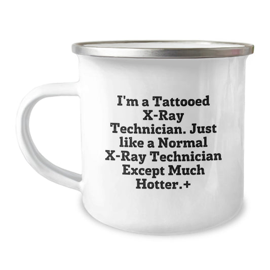 X-Ray Technician Gift for Him A Playful Keepsake Camping Mug - Image 1