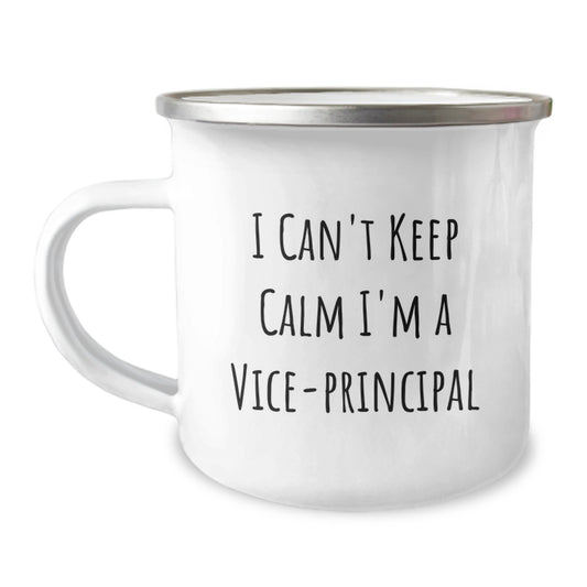 Funny Vice-principal Gifts, I Can't Keep Calm Vice-principal Mugs for Men, Women, Friends, Coworkers, Valentine's Unique Vice-principal Camping Mug - Image 1