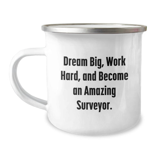 Inspirational Gifts from Friends for Amazing Surveyor Men - Dream Big, Work Hard, Become an Amazing Surveyor Christmas Unique Gifts - Image 1