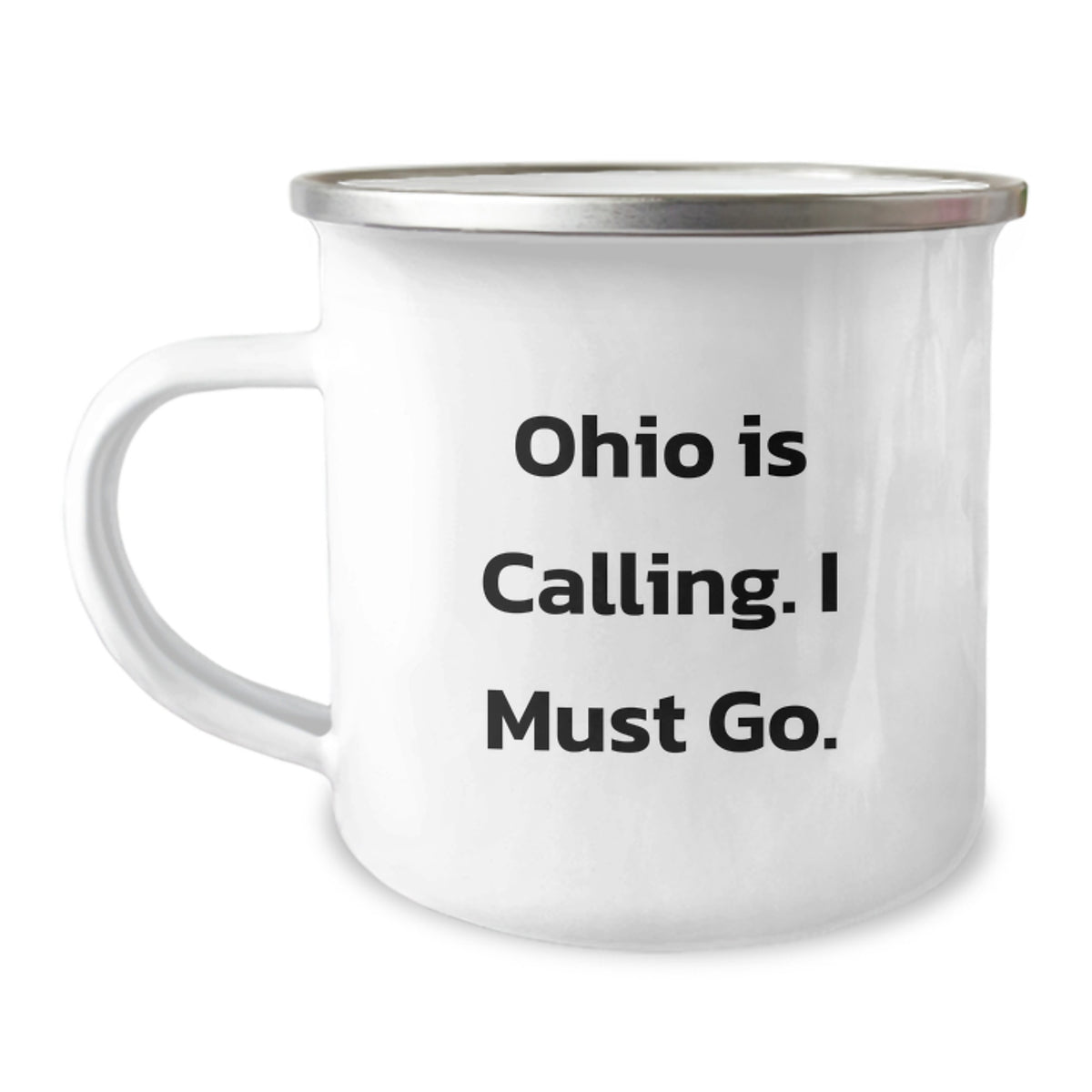 Ohio Camping Mug - Funny Quote 'Ohio Is Calling. I Must Go.' - Ideal Gift for Ohio, Men, Women, Friends, or Family on Graduation Day - Image 1