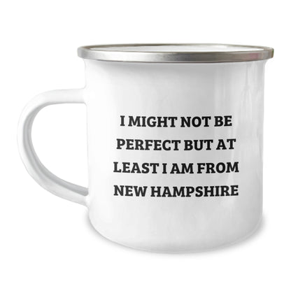 Funny Gifts from New Hampshire, New Hampshire Camping Mug for Friends, Birthday Unique Gift for Men from New Hampshire - Image 1