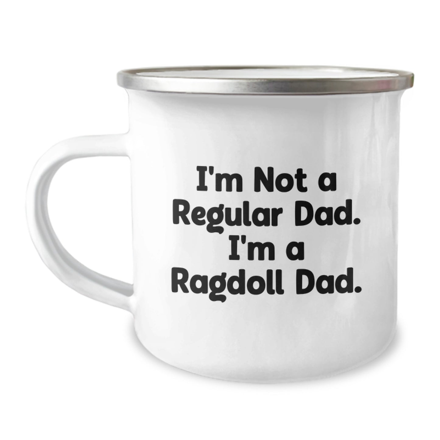 Funny Ragdoll Cat Dad Gifts from Men to Family Members - Unique Christmas Unique Gifts for Dad Who Loves Camping - Funny Camping Mug - Image 1