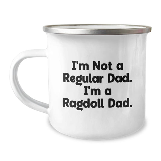Funny Ragdoll Cat Dad Gifts from Men to Family Members - Unique Christmas Unique Gifts for Dad Who Loves Camping - Funny Camping Mug - Image 1