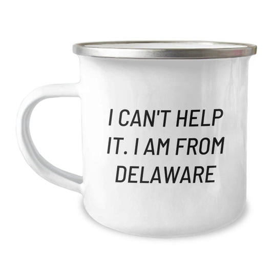 Delaware Proud Gifts from Friends to Delawareans, Funny Camping Mug for Graduation Unique Gifts - Image 1