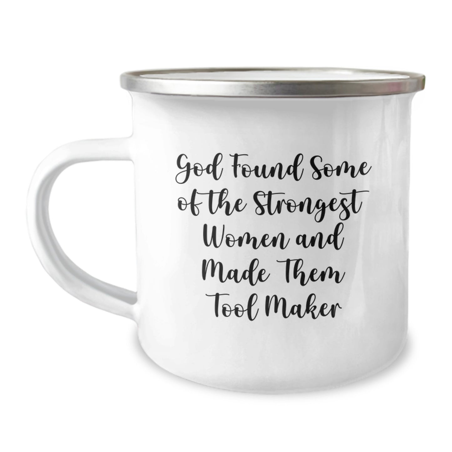 Tool Maker Women Gifts from Men - Funny Valentine's Unique Gifts for Tool Maker Women Camping Mug - Image 1