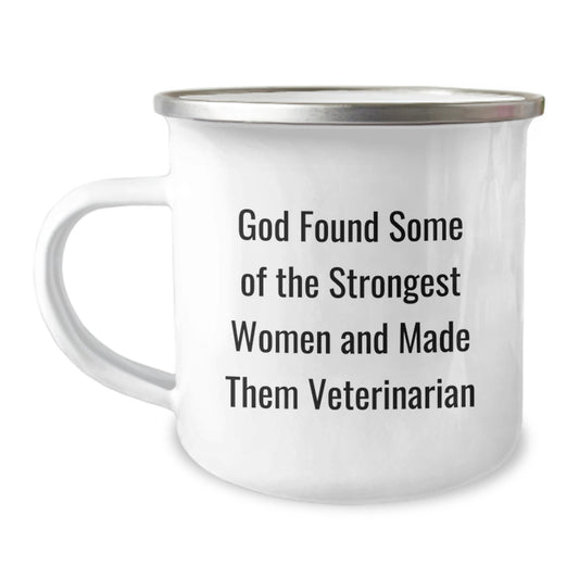 Funny Veterinarian Gifts from Men for Women - Inspirational Quote Camping Mug for Christmas Unique Presents - Image 1