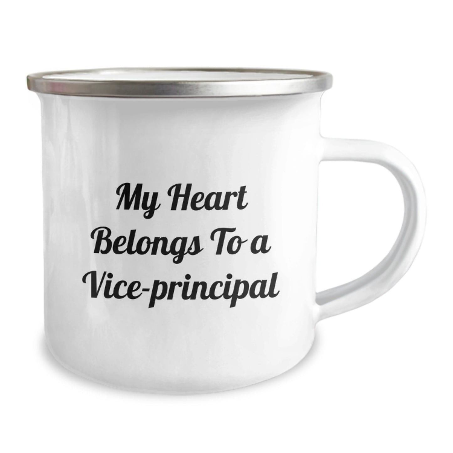 Funny Vice-principal Gifts from Friends - My Heart Belongs To A Vice-principal Birthday Unique Mugs for Vice-principal - Image 2