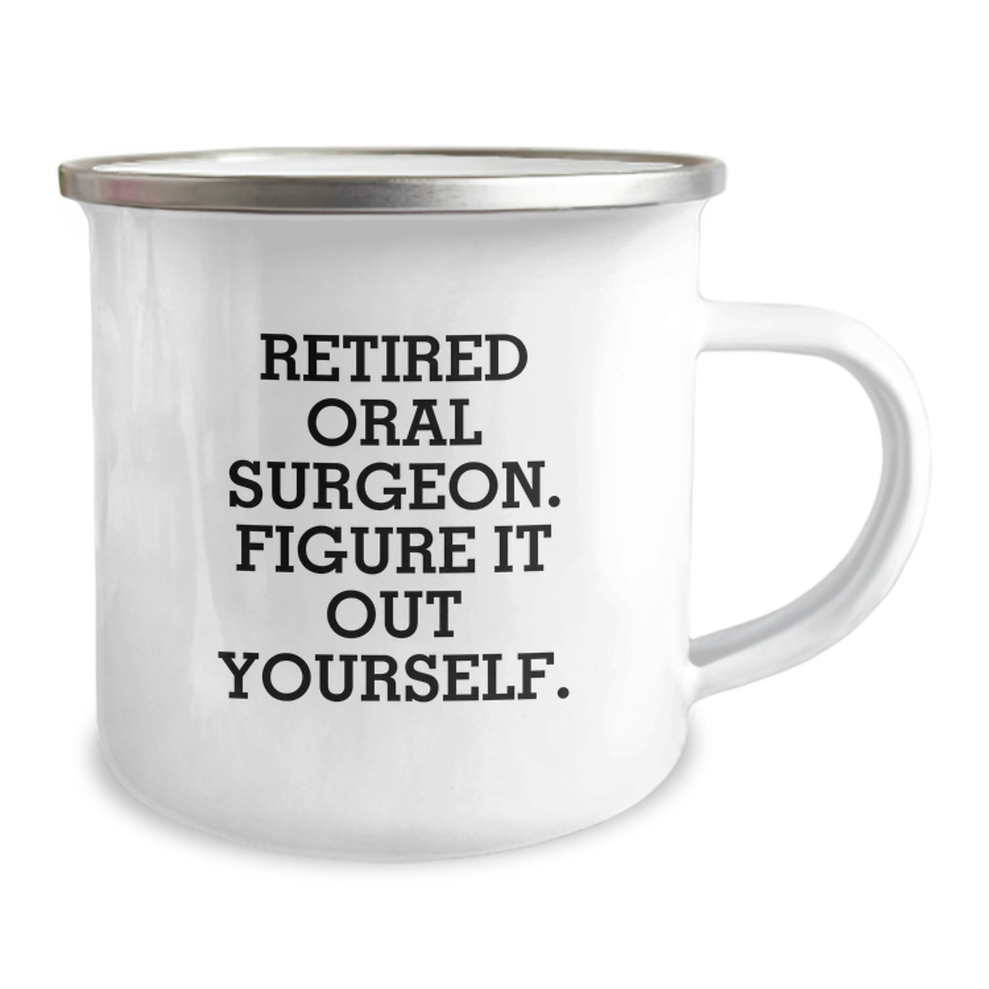 Funny Quote Oral Surgeon Camping Mug Gifts from Men to Oral Surgeon Friends, Perfect Christmas Unique Gifts for Oral Surgeons, 12 oz Stainless Steel Camping Mugs with Funny Quote - Image 2