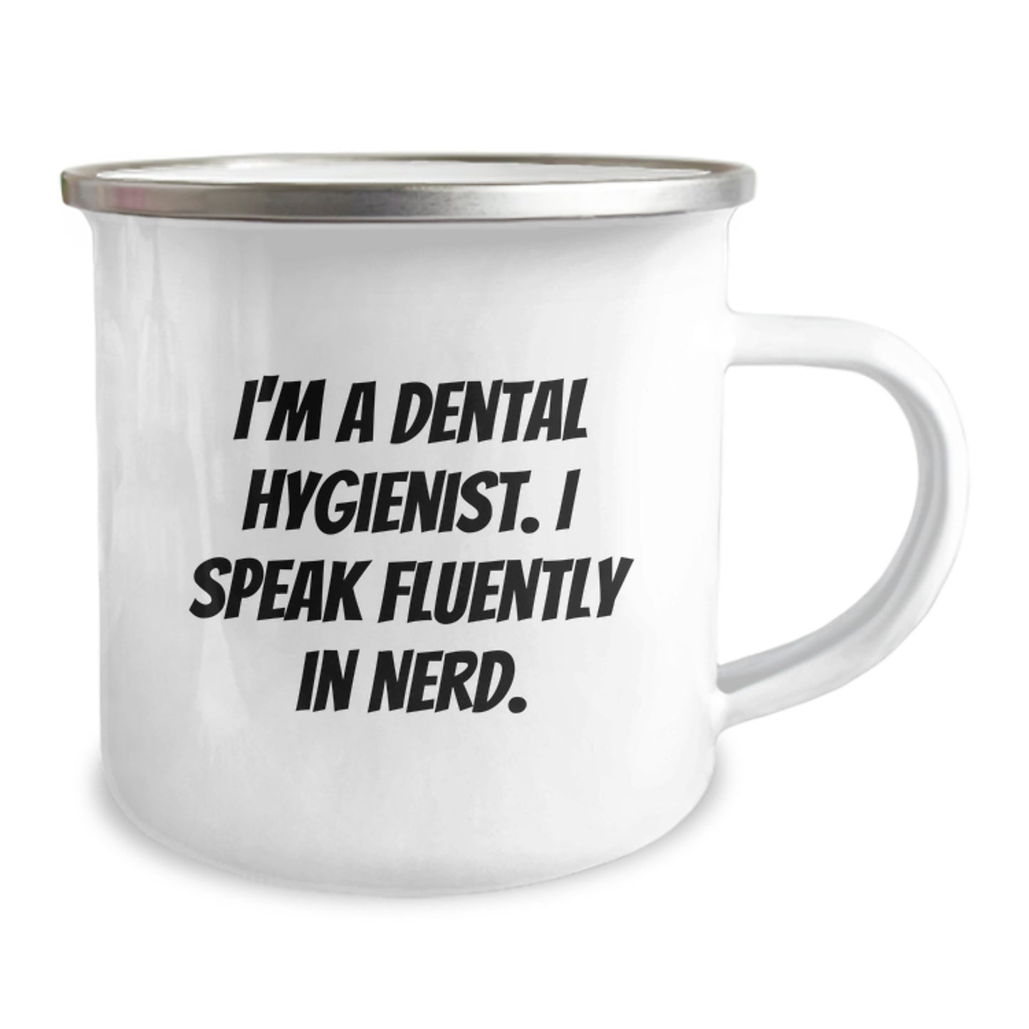 Funny Dental Hygienist Gifts from Friends - I'm A Dental Hygienist. I Speak Fluently In genius. Graduation Unique Gifts for Her - Image 2