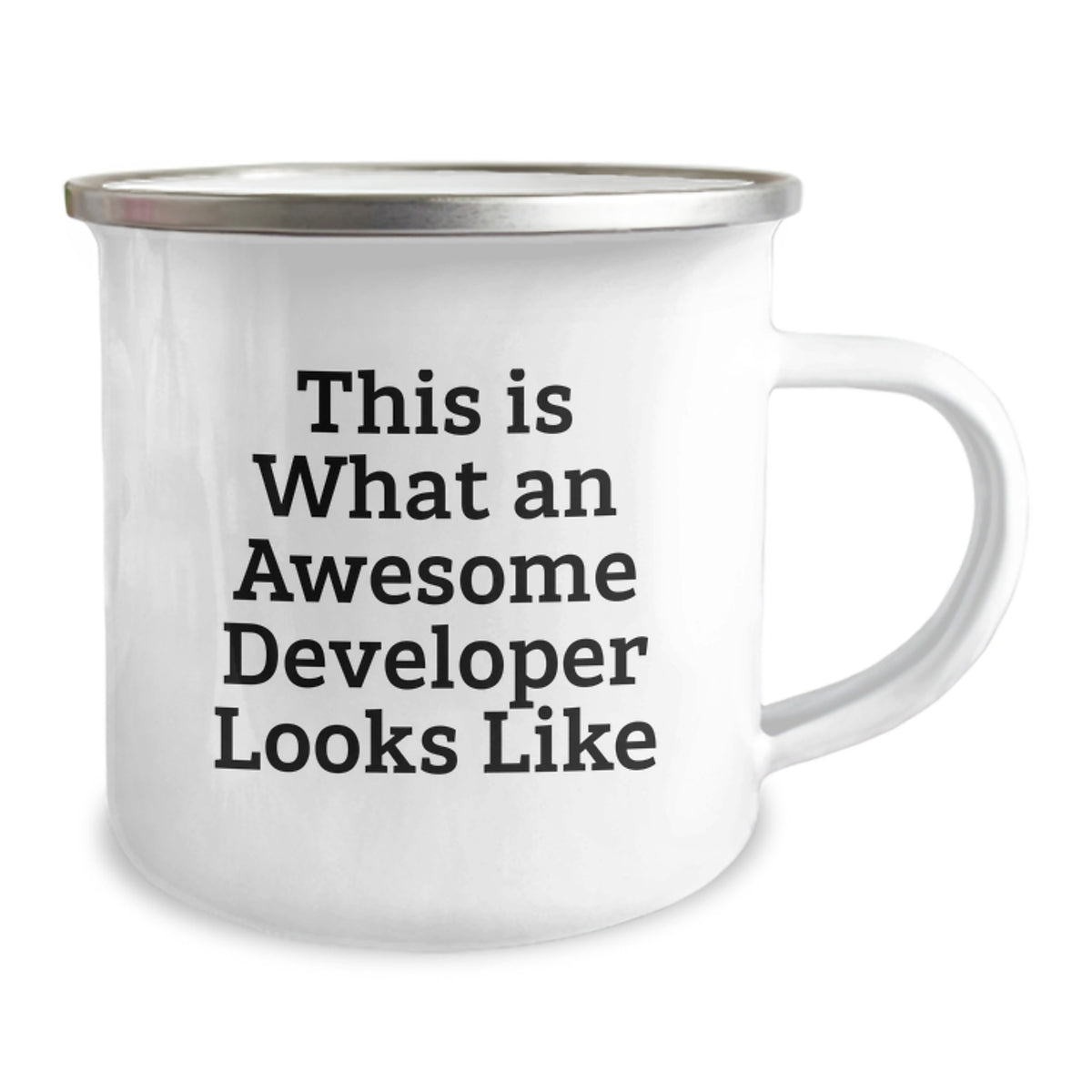 Gifts for Developers, Funny Quotes, This Is What An Awesome Developer Looks Like, Camping Mug for Birthday Unique Gifts - Gifts from Friends, Family, Coworkers - Image 2