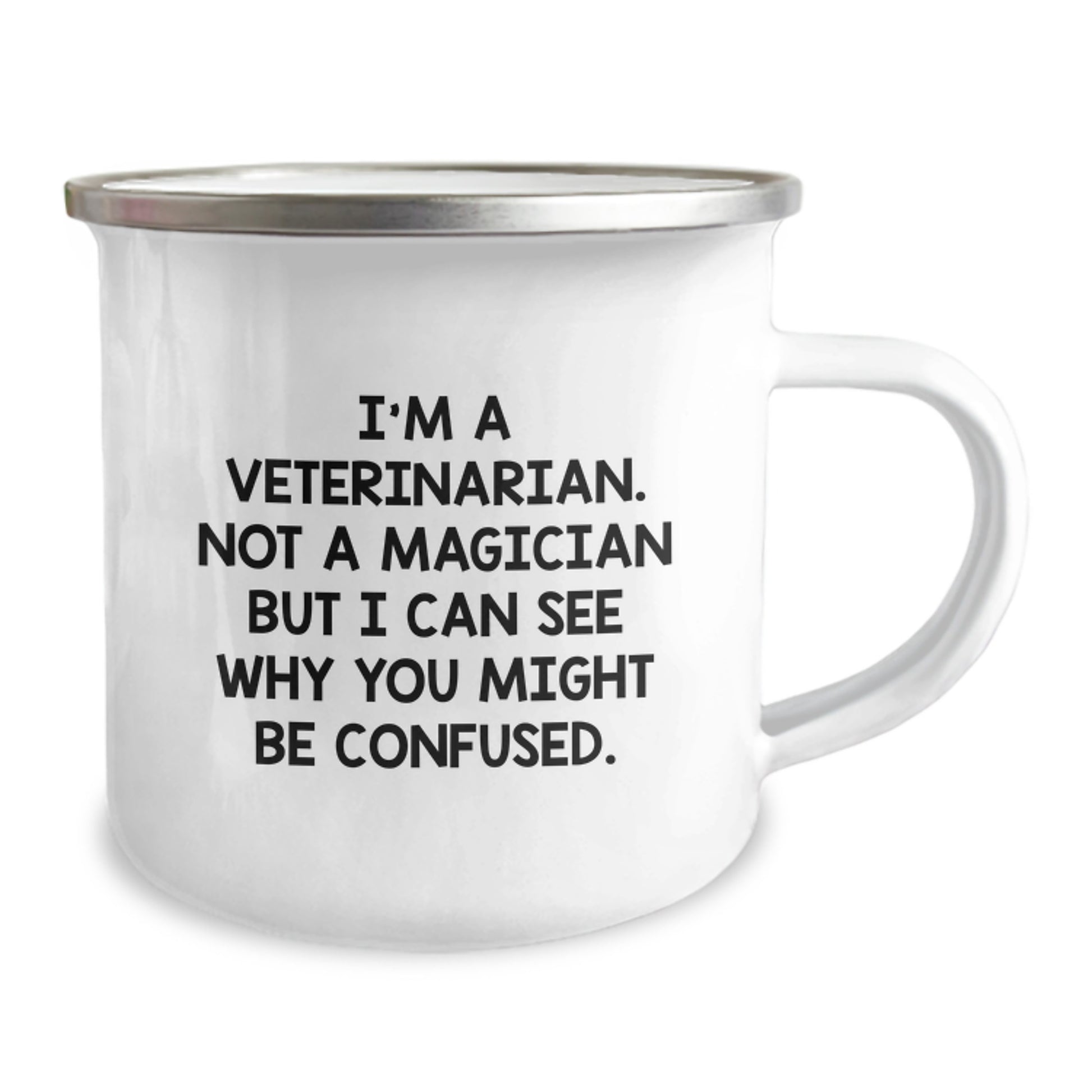 Funny Veterinarian Gifts for Men, Unique Camping Mugs for Christmas from Friends - Image 2