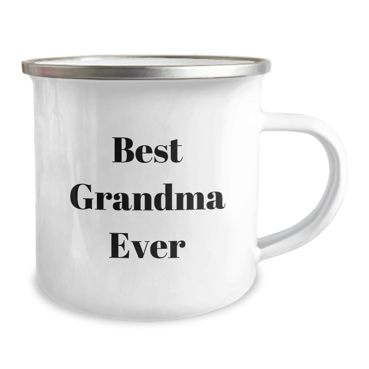 Funny Grandma Camping Mug, Gifts from Men to Best Grandma Ever, 12 oz Stainless Steel with Enamel Finish, Birthday Unique Gifts for Grandma - Image 2