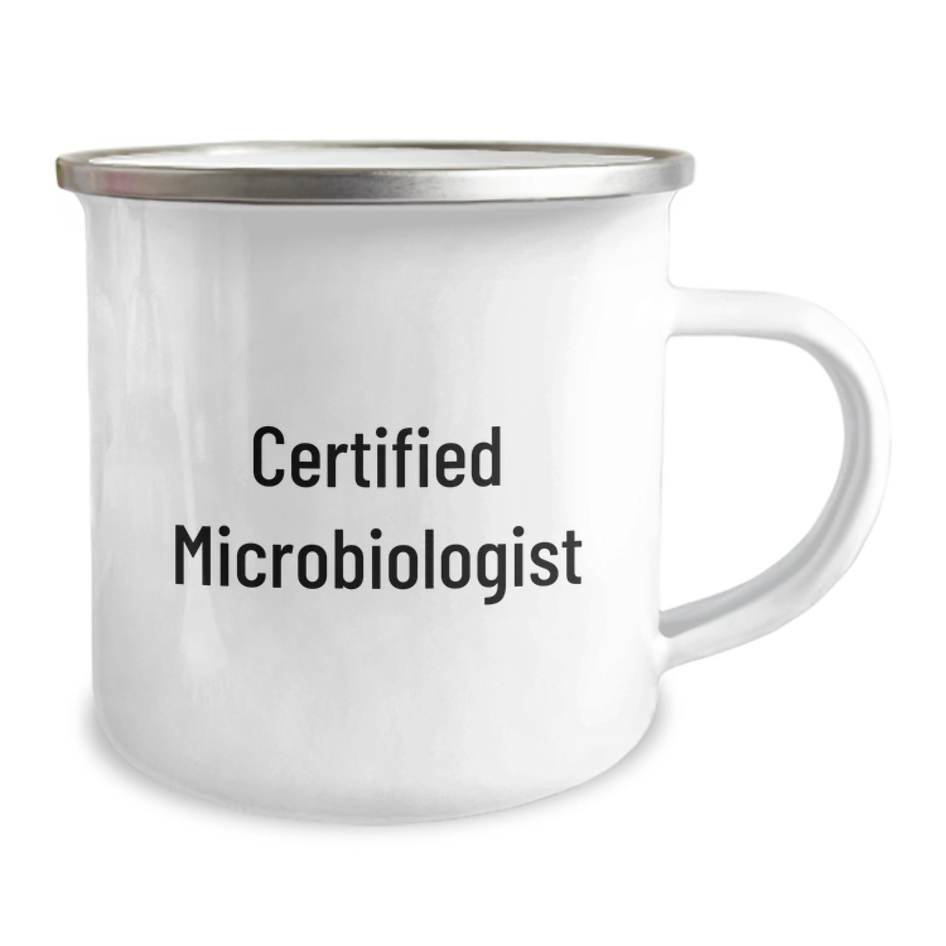 Funny Quote Gifts from Friends for Microbiologist Camping Mug, 12 oz Stainless Steel with Enamel Finish, Perfect Graduation Unique Gifts for Men - Image 2