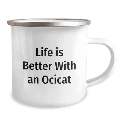 Funny Gifts from Friends for Ocicat Lovers - Life Is Better With An Ocicat Birthday Unique Gifts for Men Women Friends Family - Image 2
