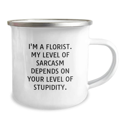 Florist Funny Camping Mug Gifts from Men to Friends and Family for Father's Day Unique Ideas - Image 2