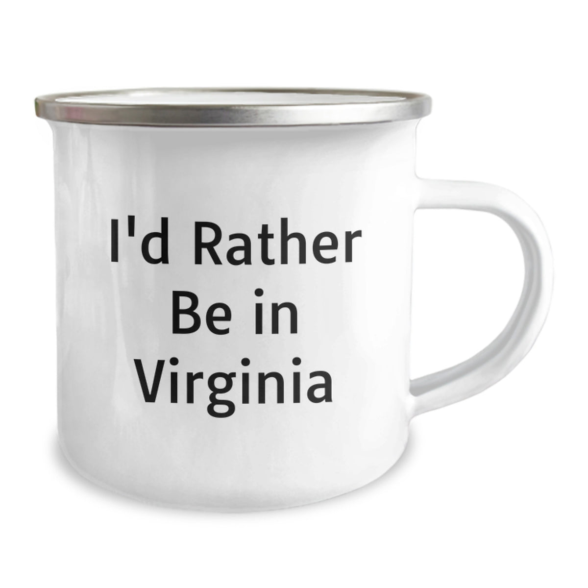 Funny Camping Mug Gifts for Friends in Virginia, 'I'd Rather Be In Virginia' Quote, Birthday Unique Gifts for Men from Friends - Image 2
