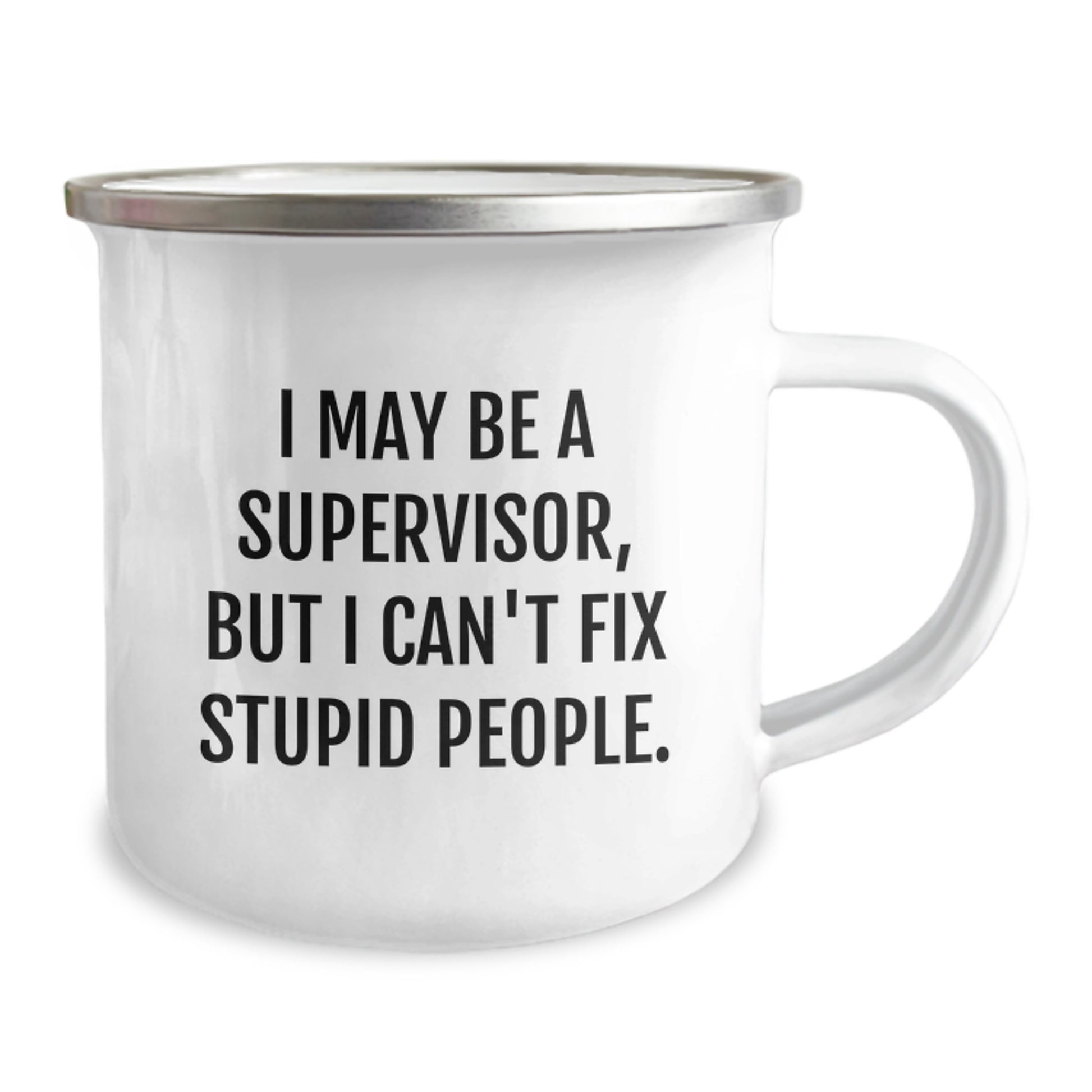Funny Supervisor Gifts, Camping Mug with Inspirational Quote, Gifts from Friends to Supervisor, Gifts for Birthday - Image 2