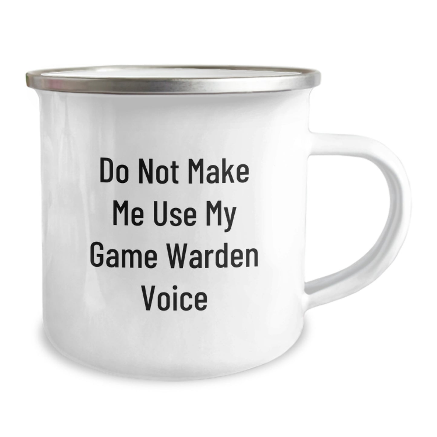 Funny Game Warden Gifts from Friends for Christmas Unique Mugs with Do Not Make Me Use My Game Warden Voice Quote - Image 2